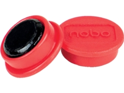 Pack 10 Imanes NOBO 24 mm (Rojo)