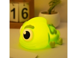 Lámpara de noche de camaleón de cabeza grande para niños, linda luz LED verde de lagarto para regalo de bebé (verde)