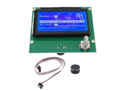 Pantalla Lcd 12864 Para Impresora 3d Ender 3/3s/3x/3 Pro Con Cable Plano.
