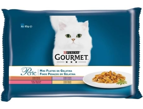 Pienso PURINA Gourmet Perle Finos Trozos en Gelatina 4xr
