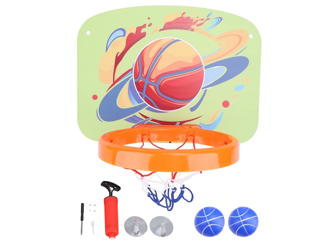 2026-aro De Baloncesto Para Niños Interior Sin Taladrar Colgante Juguete Canasta Altura Ajustable Con Tablero Estilo A
