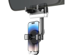 Soporte Para Teléfono De Coche Con Espejo Retrovisor Giratorio