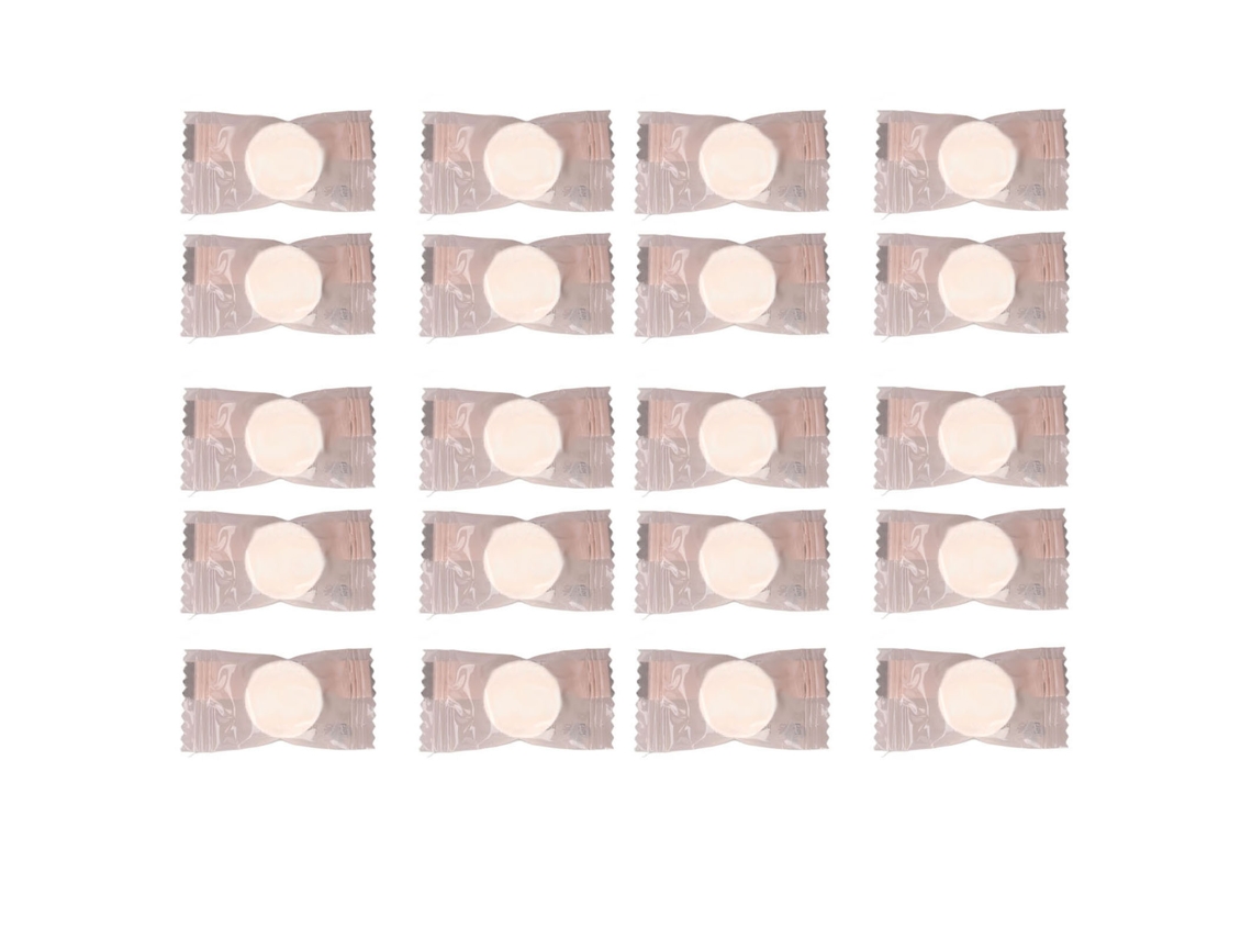 20 mascarillas faciales desechables comprimidas, ultrafinas e hidratantes para el cuidado de la piel.