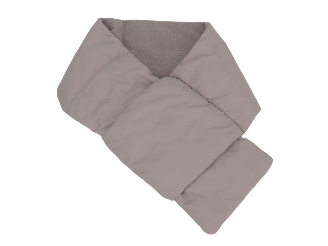 Bufanda De Plumas Ultraligera, Acolchada Y Cómoda Para Invierno, Para Hombres Y Mujeres, Senderismo, Escalada, Color Gris.