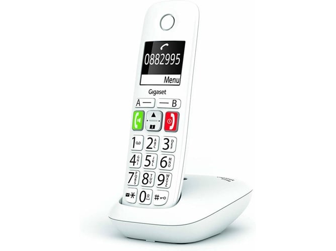 Teléfono Fijo GIGASET E290 Blanco