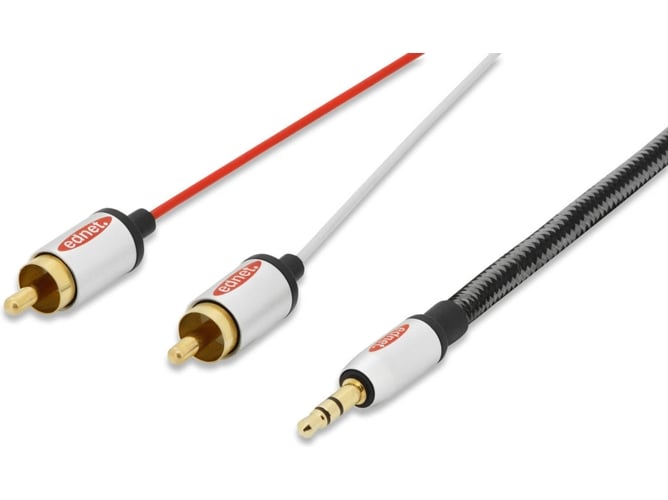 Cable Audio EDNET (Jack 3.5 mm - 2.5 m - Multicolor)