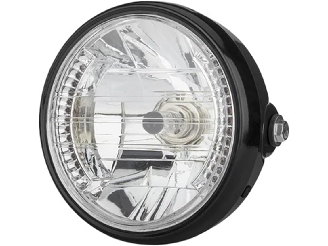 Faros Delanteros Redondos Halógenos H4 Duradero Para Motocicleta Bicicleta