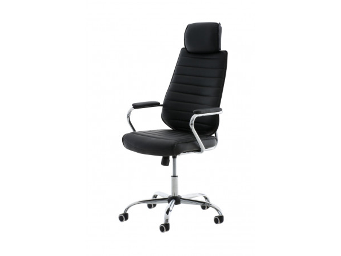 Silla de Escritorio DUDECOR (Acero - Negro)