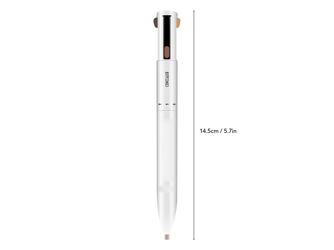 Lápiz De Cejas Resistente Al Agua 4 En 1 Para Un Maquillaje De Cejas Natural.