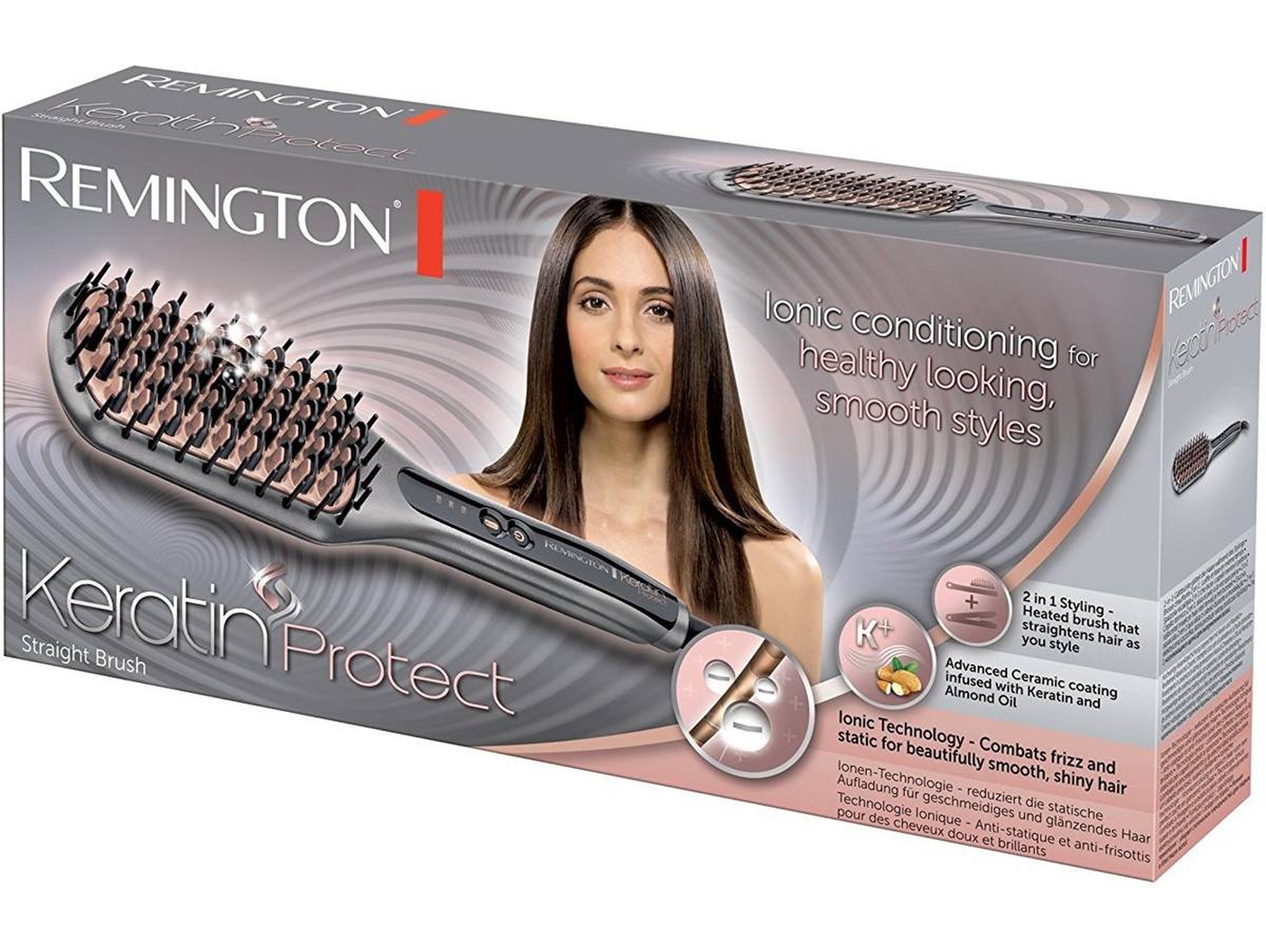 Cepillo Alisador REMINGTON Cb7480 Cer mica 150 230 C