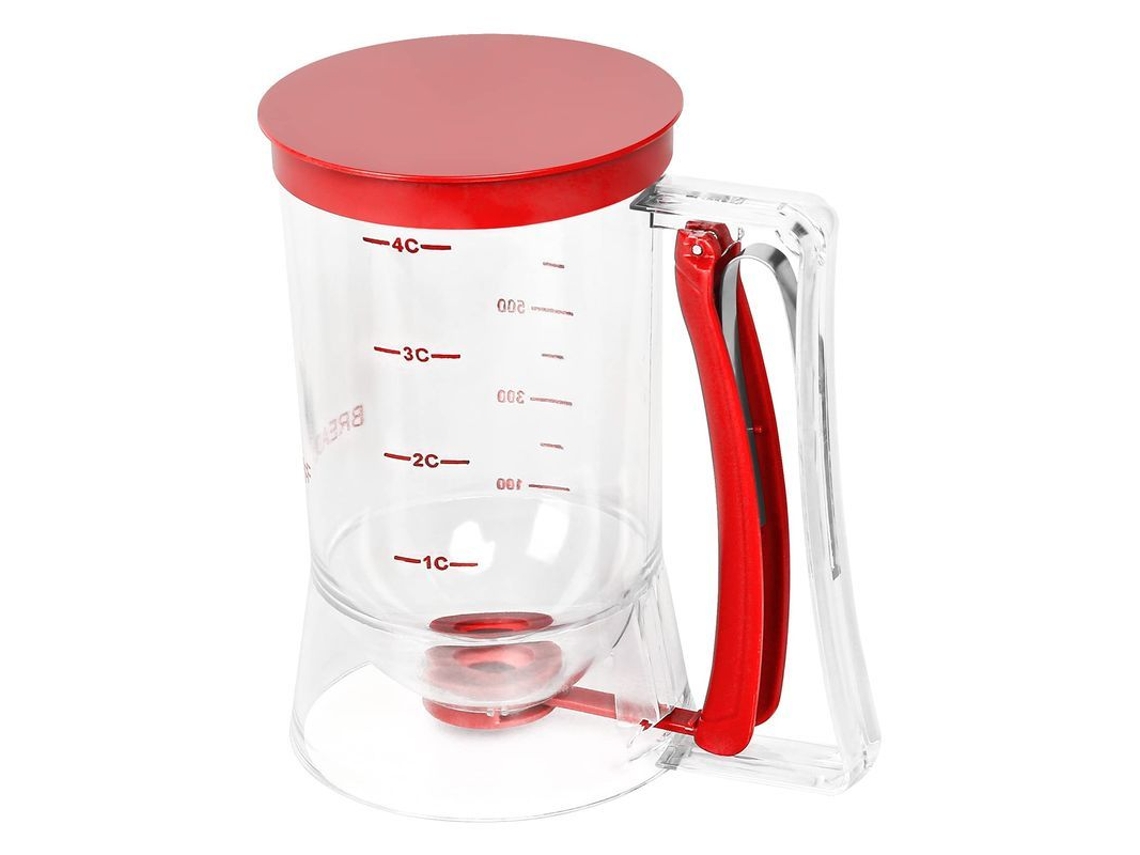 2026-32874-dispensador De Masa Para Cupcakes Panqueques Galletas Waffles Tarta Pizza (rojo)