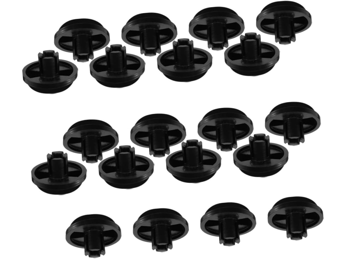 20 Piezas De Interruptores De Ventilador Con Botones Giratorios, Perillas De Plástico, Repuesto Para Temporizador De Piso