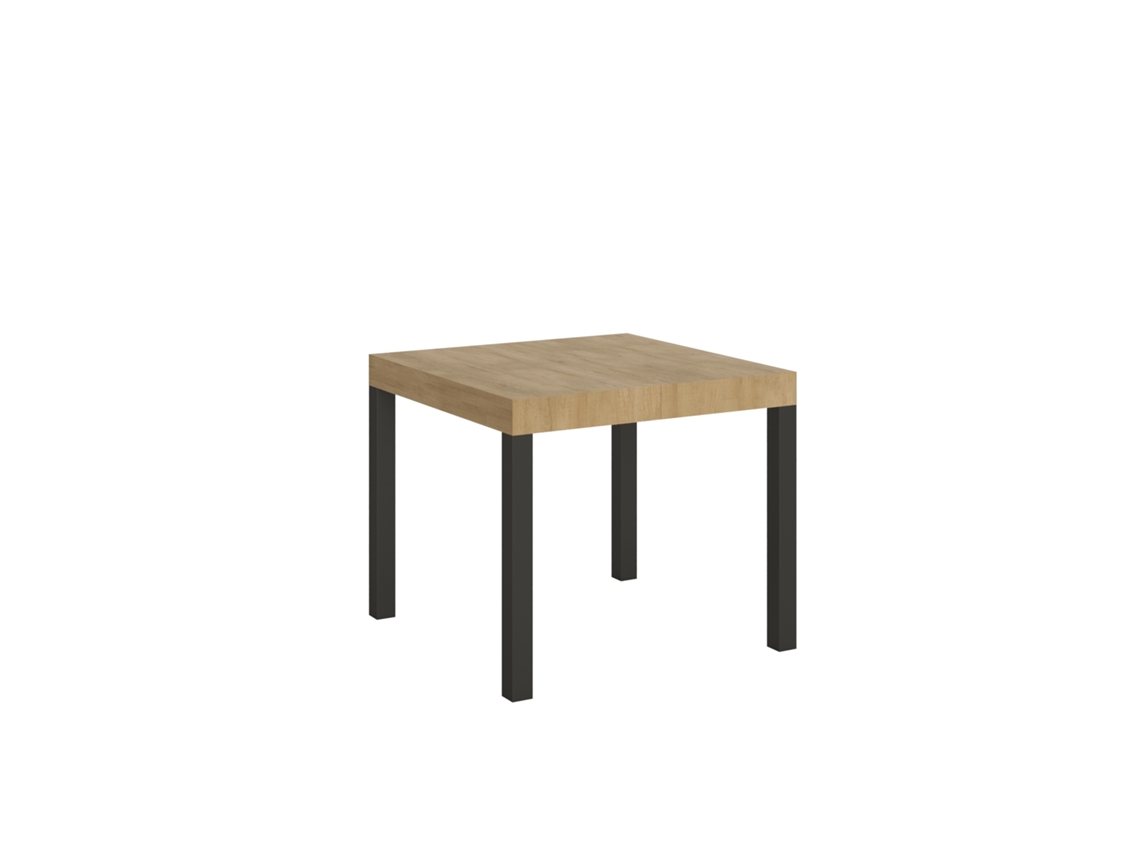 Mesa de Comedor ITAMOBY Everyday (90x90/246 - Paneles de Melamina - Roble Natural)