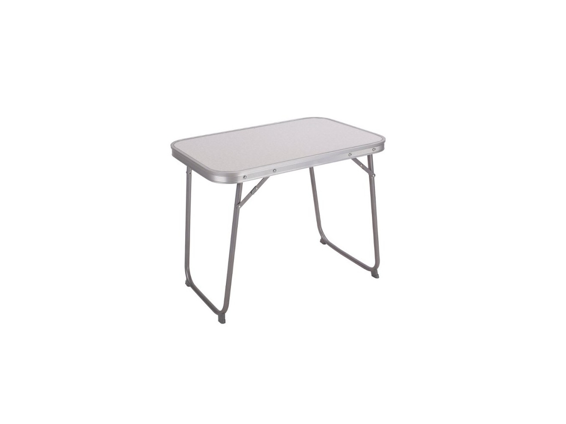 Mesa plegable Marbueno para camping y playa, acero blanco, Marbueno Summer
