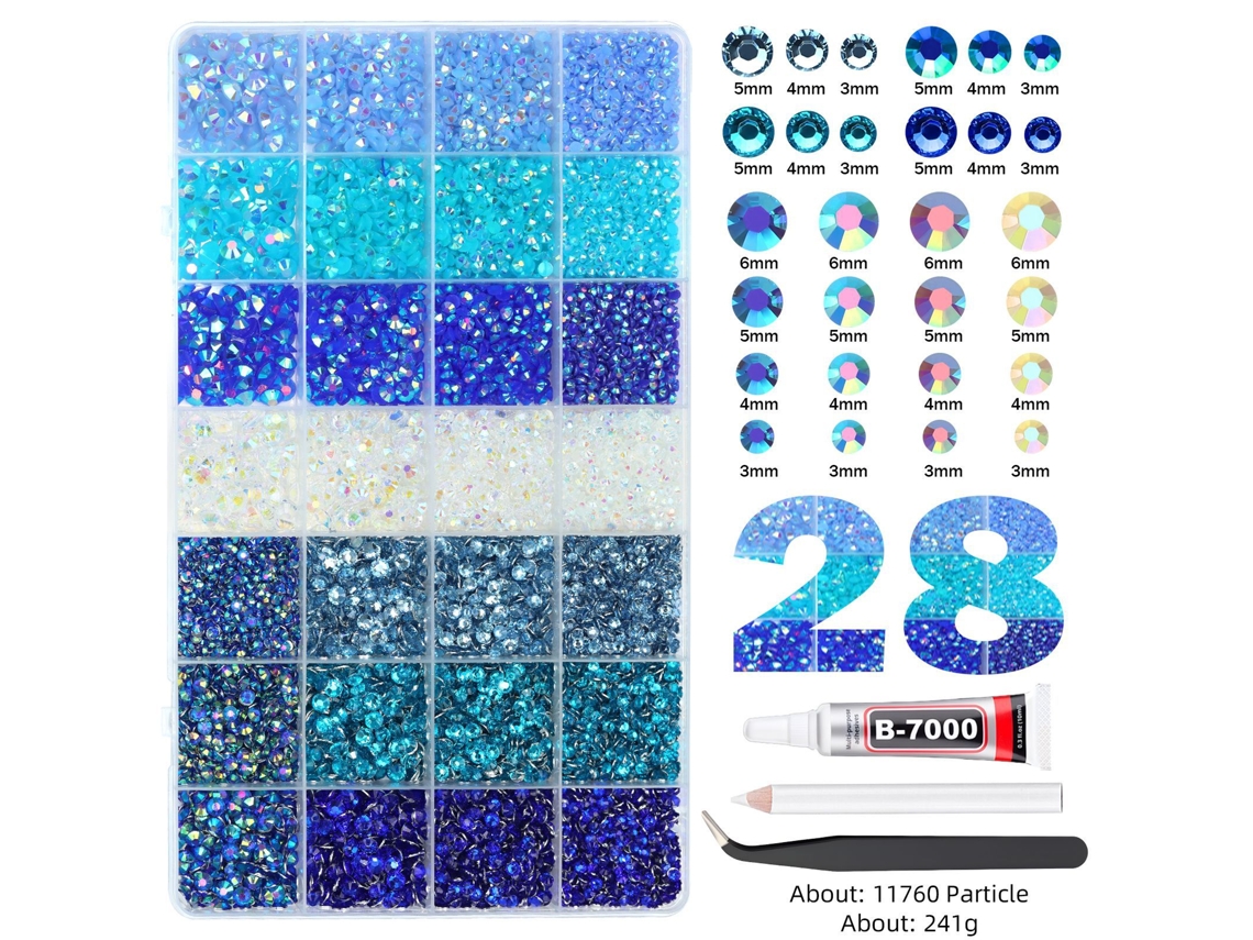 Juego De Pedrería Para Decoración De Uñas, Ideal Para Manicura Y Manualidades. Czhhmart (estilo 3)