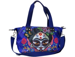 Bolso CATRINAS (Azul - Poliéster - 34x27x18 cm)