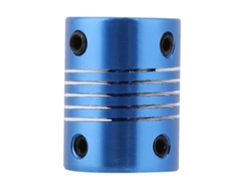 Acessórios Para Impressora 3d (motor De Conexão, Buffer Elástico) Acoplamento Elástico 5*5mm (azul)