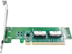 Tarjeta Adaptadora De Host Pcie 5.0 X16 Con Conectores 8i Para Una Rápida Transferencia De Datos.