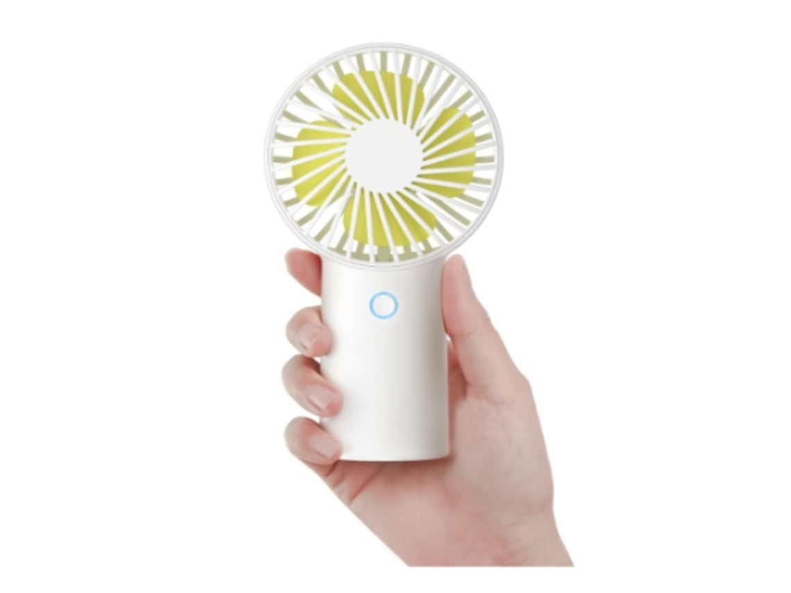 Ventilador portátil de 4000 mAh, pequeño ventilador personal, recargable, mini USB 5, 20 h de autonomía USHION