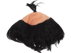 Ciieeo Peinado De Samurái Calvo Para Cosplay, Divertido Peinado De 1 Pieza, Material Ligero Y