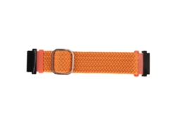 Correa de reloj ajustable de tela de nailon para Fenix 7, 6 y 5, color naranja