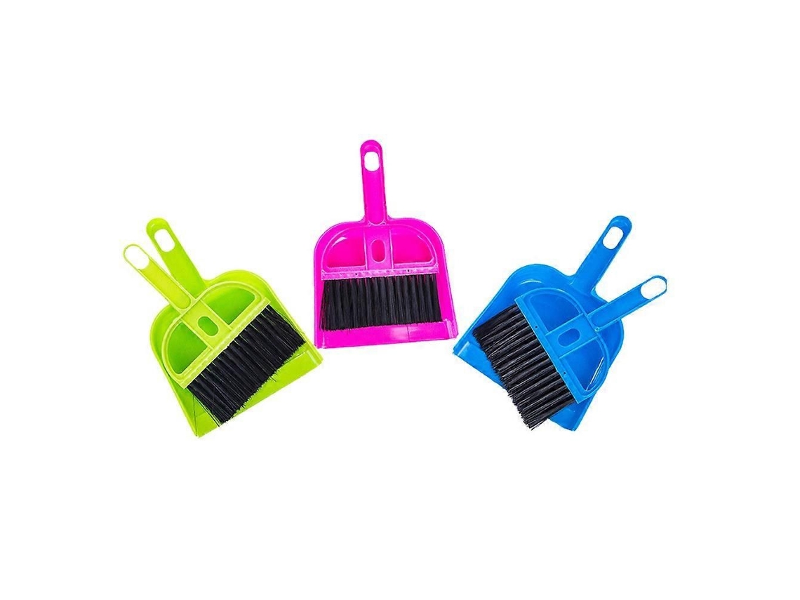 ELECTVAULT1 Juego de cepillos para limpiar teclados, mini escoba y recogedor para uso de limpieza (6 piezas)