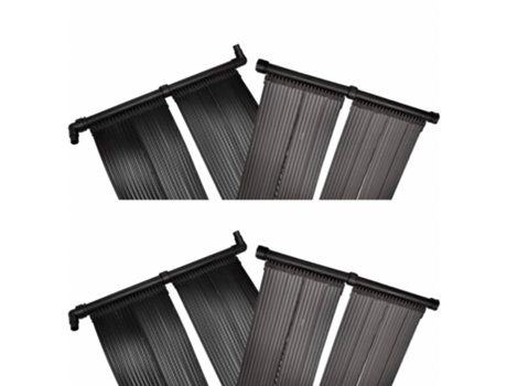 MAISON EXCLUSIVE Panel de calentador solar de piscina 4 uds 80x620 cm