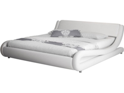 Cama Alessia MÓVEIS BONITOS (Blanca - Polipele - Compatible con colchón de 135x190cm)