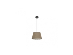 Lámpara colgante Ada 1xe27 Negro/arena Regx40x40 Cm Fabrilamp