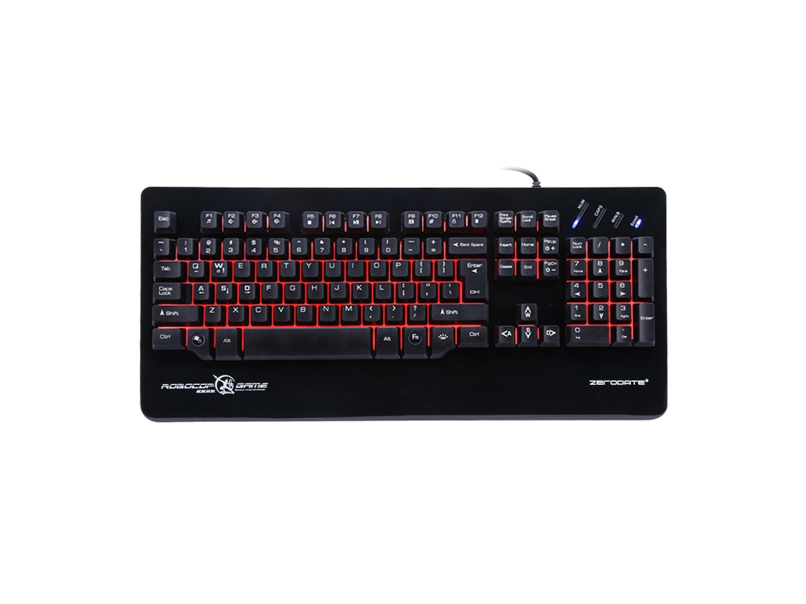 Teclado Mecânico (usb Fio, Luz De Fundo Três Cores)