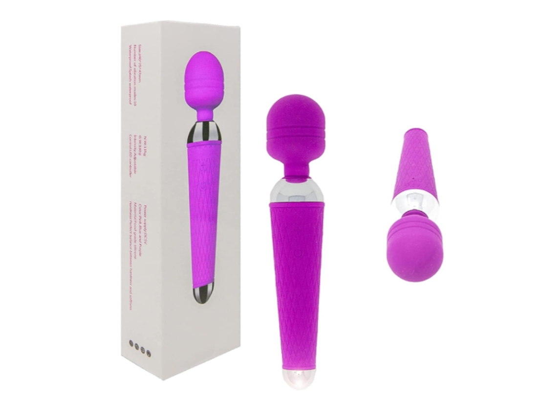 Vibrador, masajeador inalámbrico Yizhood con 10 modos de vibración diferentes - Juguete sexual, regalo de San Valentín, morado