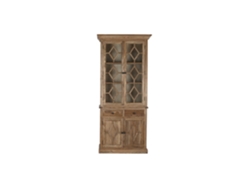 Vitrina Madera Reciclada Olmo Natural 100x45x220cm