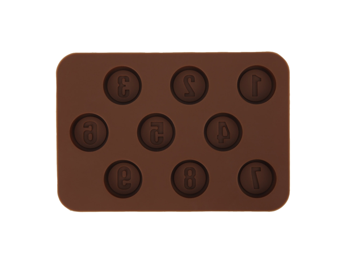 Molde De Silicona Casero Con Forma De Números Para Chocolate, Dulces, Pasteles, San Valentín, Día Del Niño.