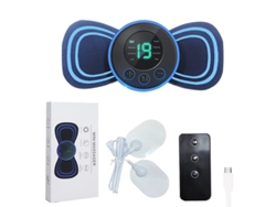 Mini Masajeador De Cuello Eléctrico Portátil Con Control Remoto Y Almohadilla.