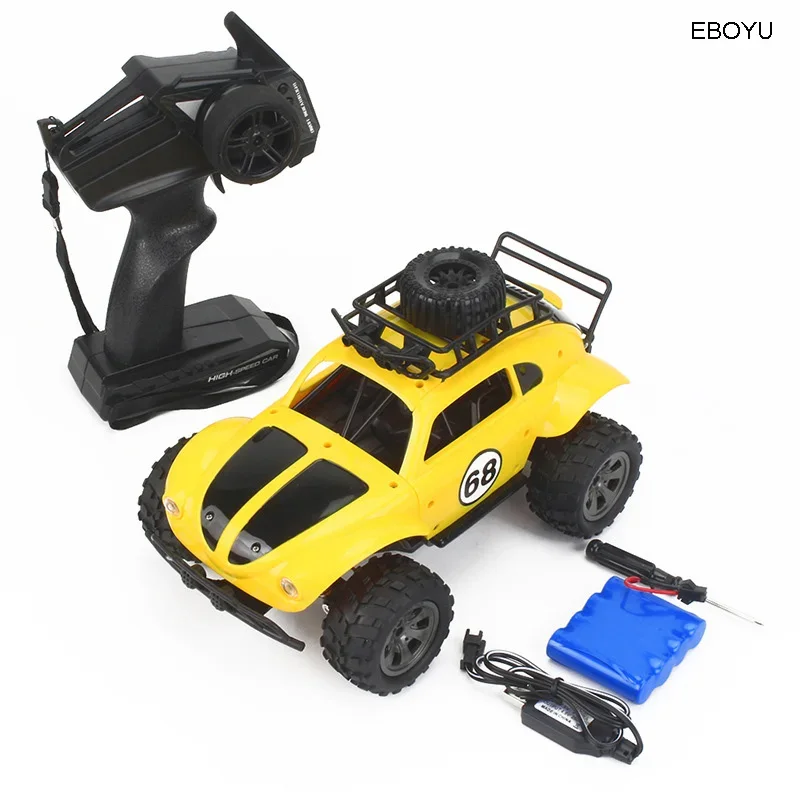 (amarillo) Coche Teledirigido De 2,4 Ghz Para Escalada, Vehículo Todoterreno De Alta Velocidad, Regalo Para Niños Y Niñas.