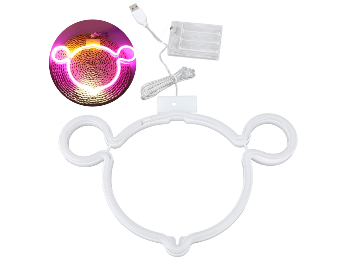 Letreros De Neón Led Alimentados Por Usb O Pilas, Pvc Y Abs, Luz Pared Para Dormitorio, Habitación I