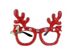 Gafas navideñas, gafas con montura brillante, decoración para fiestas. TRUYUETY