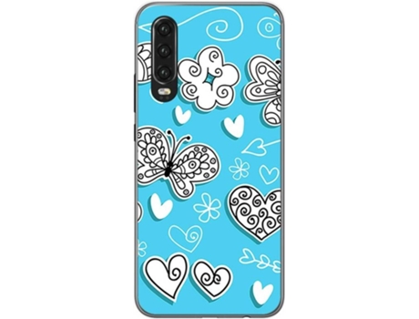 Carcasa Huawei P30 TUMUNDOSMARTPHONE Mariposas Multicolor