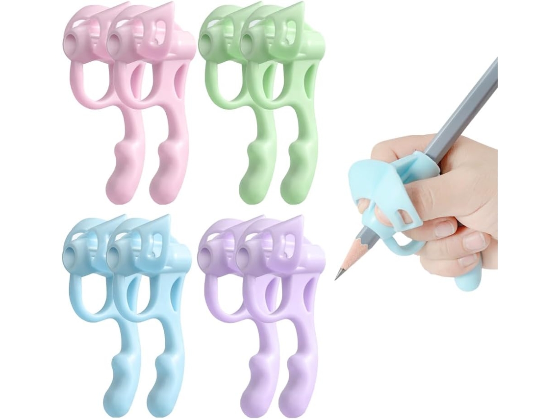 Empuñaduras de lápiz Chrui para escritura a mano para niños de 2 a 4 años (8 piezas)