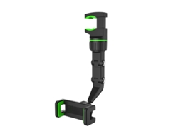 Soporte Eifson Para Celular Con Clip Ajustable Para Espejo Retrovisor Del Coche Y Rotación De 360 Grados (verde)