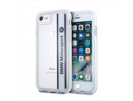 Funda Apple iPhone 7 BMW Anti-Choque (Transparente y Blanco)