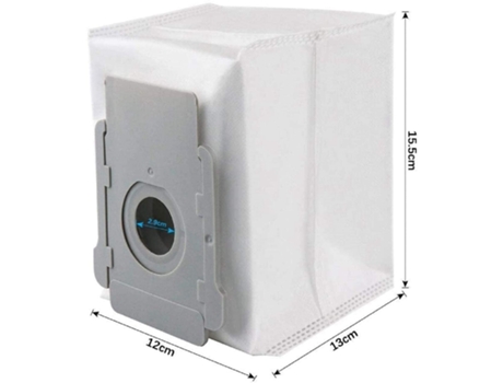 Paquete de 3 piezas de repuesto para bolsas de polvo para IRobot Roomba I7 I7 I7 Plus (7550) E5 E6 S9 (9550) bolsas de Base limpia serie I y S