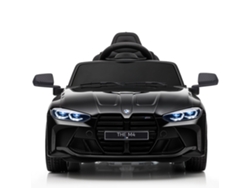 Coche Eléctrico Infantil Bmw M4 12v Mando Claxon Faros Negro