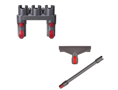 Soporte para accesorios publicitarios con adaptadores de 2 piezas para Dyson V6 V7 V8 V10 V11 y juego de accesorios con manguera de extensión
