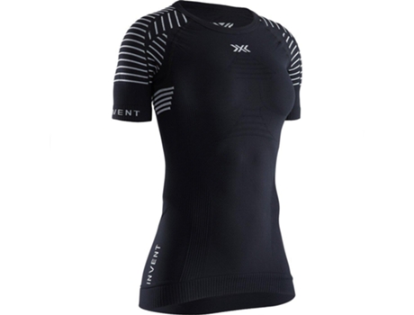 Camiseta de Mujer para Running X-BIONIC Invent Cuello Redondo Negro (S)