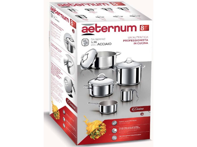 Batería de Cocina AETERNUM Divina 8 Piezas