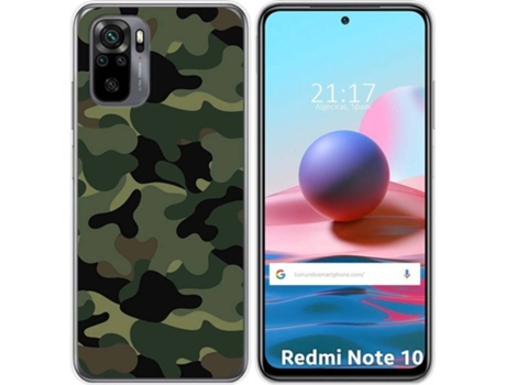 Carcasa Xiaomi Redmi Note 10 / 10S TUMUNDOSMARTPHONE Camuflaje Multicolor