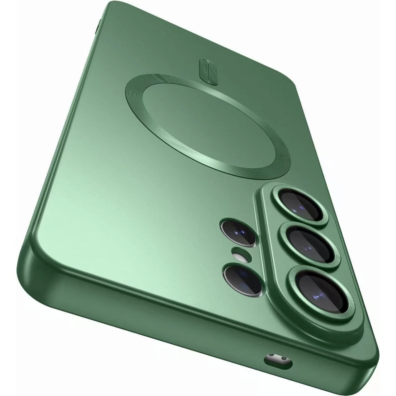 (galaxy S23 Fe Verde) Compatible Con La Funda Protectora Magnética Ultradelgada De Tpu Suave Samsung Magsafe