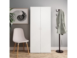 Zapatero LOVELY HOME en Aglomerado Blanco (80X35,5X180 cm)