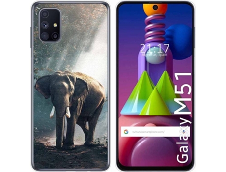 Carcasa Samsung Galaxy M51 TUMUNDOSMARTPHONE Elefante Multicolor